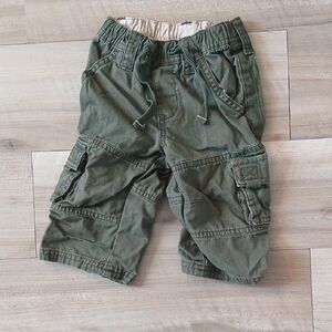 Gymboree Vintage Green Cargo Pants 2006 Size 6-12 Months.  (B)